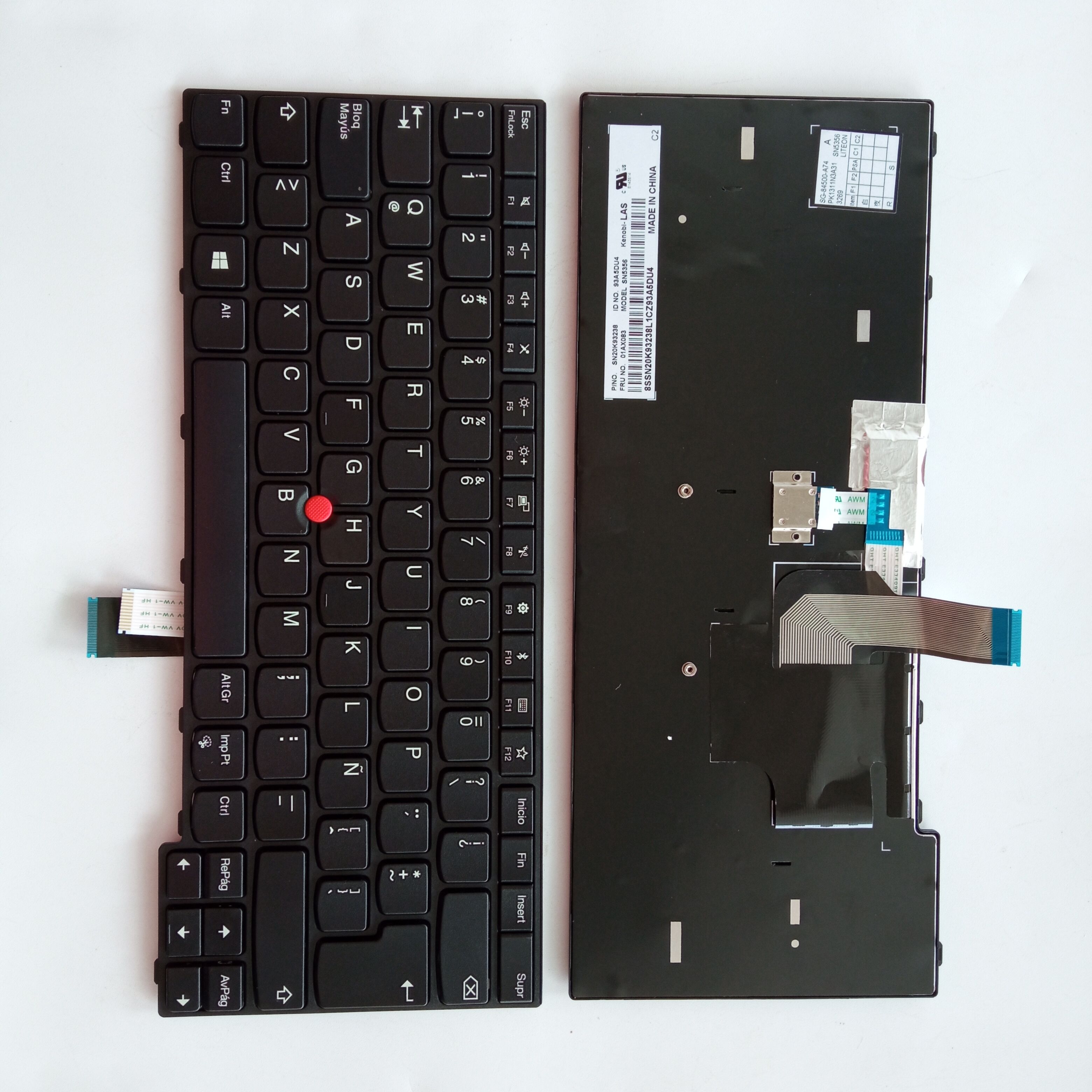 Picture of New Replacement Laptop Keyboard For IBM E470/E475/E470C BLACK FRAME BLACK (OEM) LA Layout